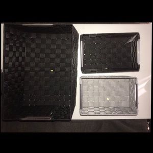 3 Storage Boxes, Organizers, Storage baskets